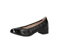 CAPRICE Confort Escarpins Femme Petit Talon Élégants, Noir (Black Nappa), 41 EU