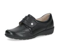 CAPRICE Confort Mocassins Femme en Cuir Largeur Confort H, Noir (Black Nappa), 38 EU