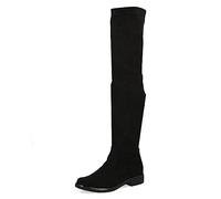 Caprice Cuissardes femme – Petit talon Vegan – Noir (Black Stretch) – 38,5 EU