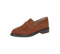 Caprice Damen Slipper 9-24300-43, Mocassin, Cognac Suede,