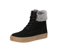 CAPRICE Doublure Chaude pour Femme 9-26100-43 Botte Tendance, Suede Noire, 36 EU