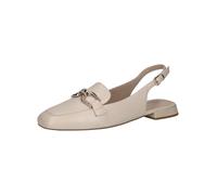 CAPRICE Mocassins élégants en Cuir pour Femme, Cream Perlato, 37 EU