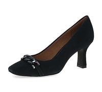 CAPRICE Escarpins en Cuir à Talon Aiguille, Bleu (Ocean Suede), 38 EU