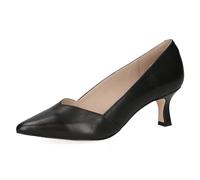 CAPRICE Escarpins Femme à Bout Pointu en Cuir, Noir (Black Nappa), 38,5 EU