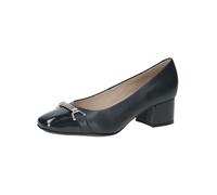 CAPRICE Escarpins Femme à Talon trapèze Élégants, Bleu (Ocean Comb), 40 EU