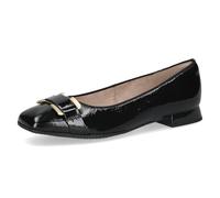 CAPRICE Femme 9-22101-45 Ballerine, Black Naplak, 39 EU