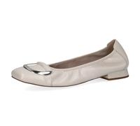 CAPRICE Femme 9-22106-42 Ballerines, Blanc/Orange, 42 EU