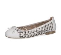 CAPRICE Femme 9-22185-42 Ballerines, Nappa Blanc, 36 EU