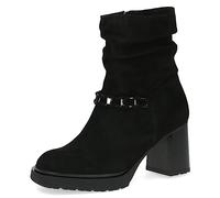 CAPRICE Femme 9-25438-41 Bottines à Lacets avec Talon, Noir, 41 EU