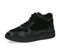 CAPRICE Femme 9-26106-41 Bottines Plates à Lacets avec Doublure Chaude, Noir, 37 EU