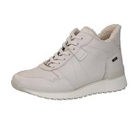 CAPRICE Femme 9-26210-41 Bottines Plates à Lacets avec Doublure Chaude, Beige, 41 EU