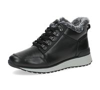 CAPRICE Femme 9-26211-41 Bottines Plates à Lacets avec Doublure Chaude, Noir, 37 EU