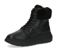 CAPRICE Femme 9-26220-41 Bottines Plates à Lacets avec Doublure Chaude, Noir, 38 EU
