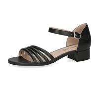 CAPRICE Femme 9-28200-42 Sandale Plate, Perlato Noir, 37.5 EU