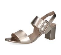 CAPRICE Femme 9-28306-42 Sandales, Métal Platine, 38.5 EU