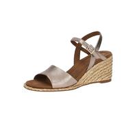 CAPRICE Femme 9-28307-42 Sandale cale, Taupe, 40 EU