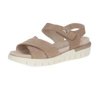 CAPRICE Femme 9-28700-42 Sandale Plate, Daim écossais, 42 EU