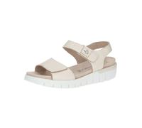 CAPRICE Femme 9-28701-42 Sandale Plate, Cream Perlato, 38 EU