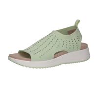 CAPRICE Femme 9-28706-42 Sandale Plate, Lt Green Knit, 36 EU