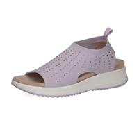 CAPRICE Femme 9-28706-42 Sandale Plate, Maille Lilas, 36 EU