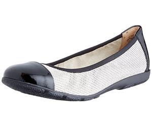 CAPRICE Femme 9-9-22152-28 Ballerines, Black White Co, 39 EU