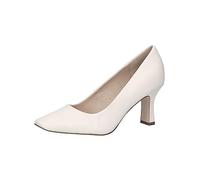 CAPRICE Femme 9-9-22404-20 Escarpins, Nappa Blanc cassé, 38 EU
