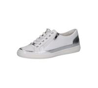 CAPRICE Femme Damen 9-23706-44 Basket, Blanc/Argent, 38 EU