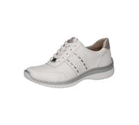 CAPRICE Femme Damen 9-23717-44 Basket, Blanc/Argent, 42 EU Large