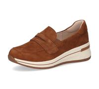 CAPRICE Femme Damen 9-24201-45 Mocassin, Daim Cognac, 36 EU Large