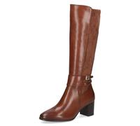 CAPRICE Femme Damen 9-25501-45 Botte Haute Jusqu'au Genou, Cognac Comb, 38.5 EU
