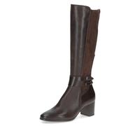 CAPRICE Femme Damen 9-25501-45 Botte Haute Jusqu'au Genou, Marron foncé, 40 EU