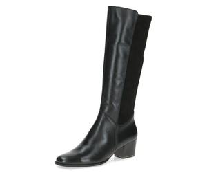 CAPRICE Femme Damen 9-25504-45 Botte Haute Jusqu'au Genou, Noir/Comb, 40.5 EU