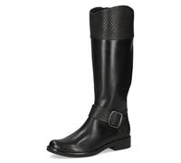 CAPRICE Femme Damen 9-25517-45 Botte Haute Jusqu'au Genou, Noir/Comb, 42 EU