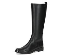 CAPRICE Femme Damen 9-25525-45 Botte Haute Jusqu'au Genou, Peigne Noir, 41 EU