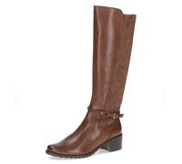 CAPRICE Femme Damen 9-25600-43 Botte Tendance, Cognac Comb, 39 EU