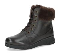 CAPRICE Femme Damen 9-26209-43 Botte Tendance, Nappa Marron foncé, 39 EU Large