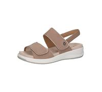 CAPRICE Femme Damen 9-28252-44 Sandale cale, Nappa Blanc, 39 EU Large