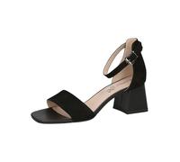 CAPRICE Femme Damen 9-28302-42 Sandale à Talon, Black Suede, 36 EU