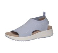 CAPRICE Femme Damen 9-28706-42 Sandale Plate, Lt Blue Knit, 40 EU