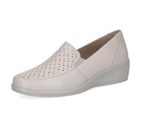 CAPRICE Mocassin Femme en Cuir, Blanc (OFFWHITE Nappa), 37 EU