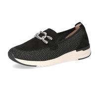 CAPRICE Mocassin Femme Plat, Noir (Black Comb), 37 EU
