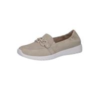 CAPRICE Mocassins Femme en Cuir Confort, Gris (Lt.Grey Suede), 37 EU
