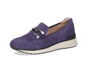 Caprice Mocassins Femme en Cuir Confort, Lilas (Purple Suede), 39 EU