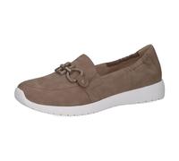 CAPRICE Mocassins Femme en Cuir Confort, Marron (Mud Suede), 36 EU