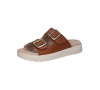 CAPRICE Mule beige / cognac / noisette, Taille 42