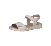 CAPRICE Mule Femme à Talon compensé en Cuir, Blanc (Pearl Nappa), 36 EU