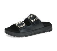 Caprice Mules Femme Cuir Double Bride avec Semelle Compensée 9-27202-46