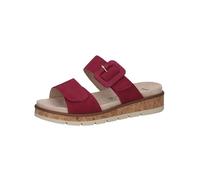 CAPRICE Mules femme en cuir à boucle, Lilas (Fuchsia Suede), 39 EU