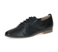 CAPRICE Richelieu Femme en Cuir, Noir (Black Nappa), 39 EU