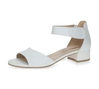 Caprice Sandale femme cuir talon fermé 9-28212-20, Taille:39 EU, Couleur:Blanc